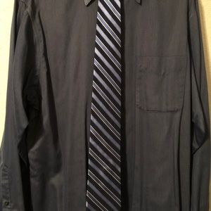 Geoffrey Bean Long sleeve button up.(tie optional)